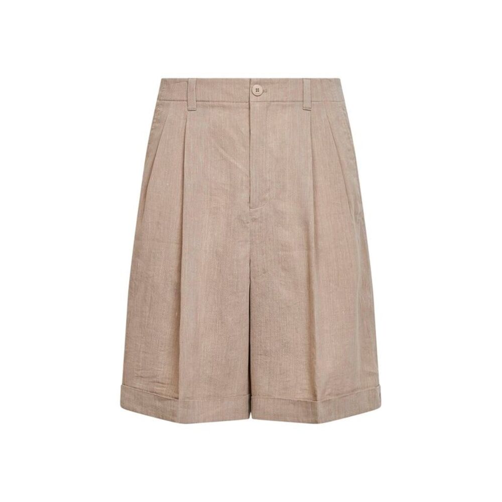 Jacquemus Men Beige The Pastro Bermuda Shorts With Pleats
